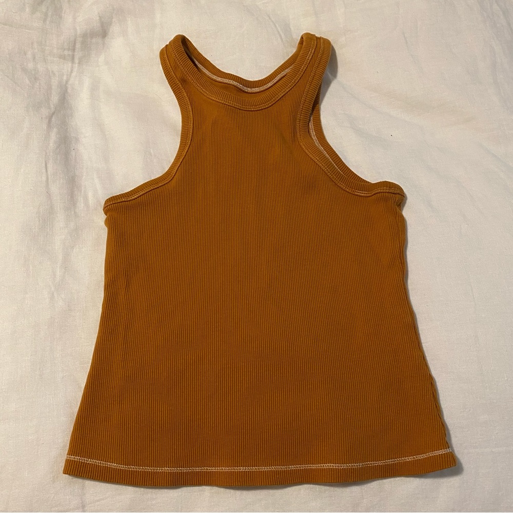 Everlane ribbed cut away tank size XS